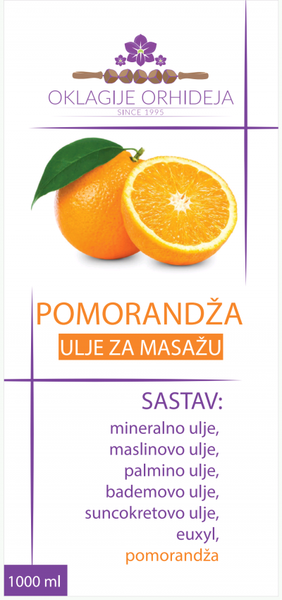 Ulje za masažu POMORANDZA