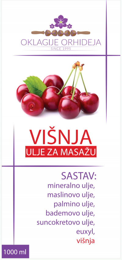 Ulje za masažu VIŠNJA